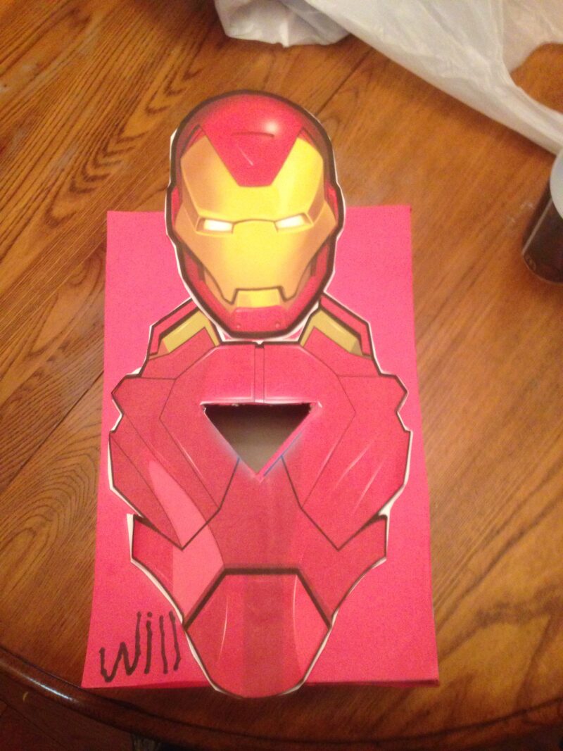 Iron man themed box